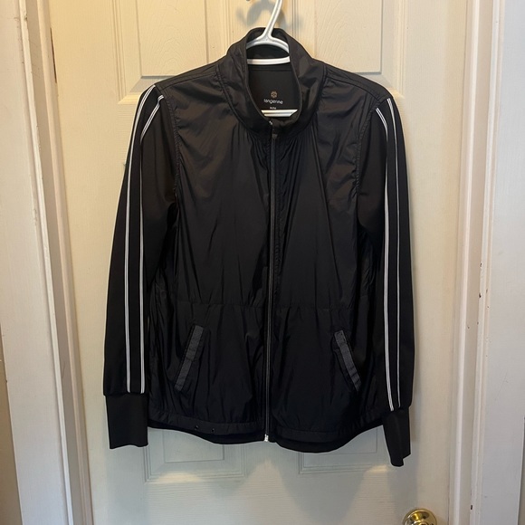 Tangerine womens medium black lightweight active zip up sweater jacket - Picture 1 of 6
